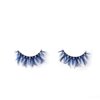 FOXSCOS Color Eyelashes,Beautiful Natural False Eyelashes,3D Mink Color Eyelashes 20mm Short Style (Blue Black)