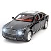 BDTCTK Compatible for 1:24 Scale Bentley Mulsanne Diecast Cars Models, Pull Back Car Toys with 6 Open Doors, Light and Sound, Boys Toys Kids Adults Gifts(Black)