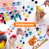 Extrapins Acrylic Paint Set for Kids,171 Pcs Washable Paint Set,Mini Paint for Kids & Adults,Acrylic Paint Strips with 24 Pcs Paintbrushes,3 Pcs Brushes Perfect for Home Classroom Party Favors