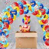 Suilung Carnival Theme Party Balloons, 60 Count, 12 inch Diameter, Blue & Red, Latex, Animal Design, for Birthday & Baby Shower, Children & Parents