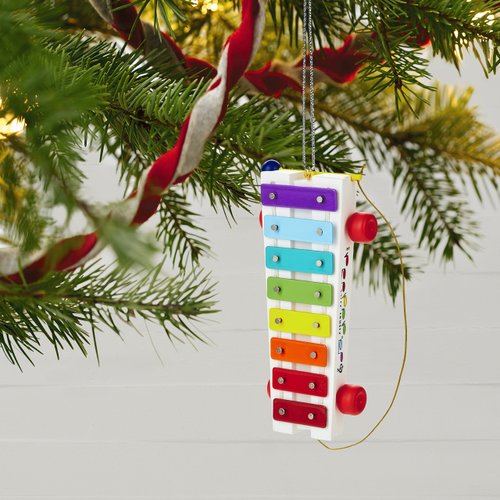 Hallmark 1595QXI3254 Fisher Price Xylophone Keepsake Christmas Ornaments