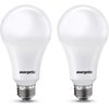 ENERGETIC SMARTER LIGHTING A21 LED Bulb Dimmable, 2600LM Super Bright Light Bulbs, 20W=150W, Cool White 4000K, UL Listed, E26 Base, Damp Rated, 2 Pack