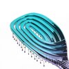CANDYBRUSH Curved Vented Hair Brush Wet Detangling for Blow Drying Colorful for Straight Fine Hair for Women Round Detangler Soft Bristles Medium Cyan-Purple Gradient