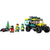 LEGO 40582 City 4x4 Off-Road Ambulance Rescue Limited Edition 2023 Set 6+ 162 Pieces with Cool Off-Road Vehicle and 3 Minfigures, Yellow Green and Red as Main Colours