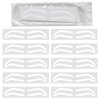 Permanent Makeup Eyebrow Auxiliary Stickers,Airbrush Brow Stickers Stencils Shape Tape,Brow Shaping Mapping Guide Tool, Disposable Adhesive Eyebrow Template Sticker (1 Pack -10 Pairs Type B)