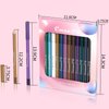 RoseFlower 12 Colors Matte Liquid Eyeliner Set Colorful Neon Eyeliner Pencil Retractable Eye Liners and Shadow Pencil Pigmented Waterproof Long Lasting Eye Liner Christmas Makeup Gift Kit for Women#1