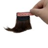 2pcs Human Hair Short Thick Hairpieces Adding Extra Hair Volume Clip in Hair Extensions 4" Brazilian Virgin Hair Topper for Thinning Hair Women and Men 2 packs Lot (Dark Brown)