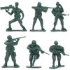Entervending Army Men Action Figures - 2” Small Soldiers for Boys - 25 Pcs Green Army Soldier Toy Playset - Military Toys - Army Party Favor Decorations