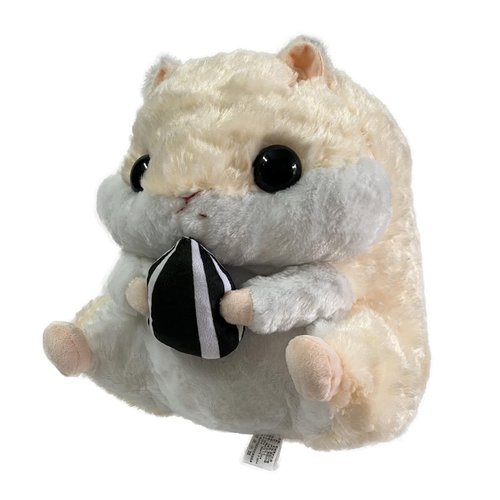 Arkdorz Cute Hamster Plush Toy,15.7inch Hamster Stuffed Animal Plush Pillow,Soft Stuffed Hamster Toy Birthday for Kids Boys Girls (Beige)