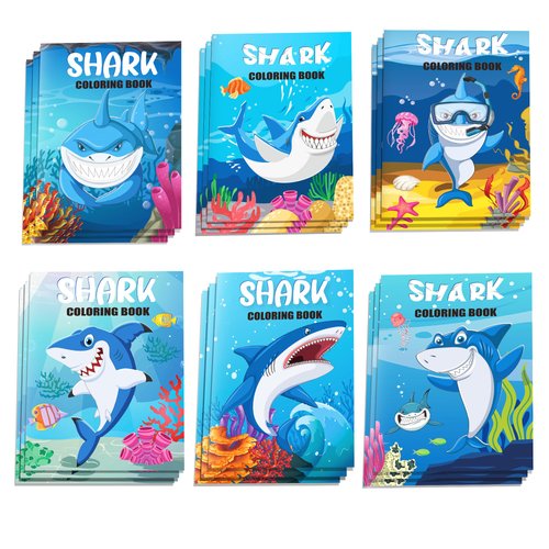 16 Pcs Fish Coloring Books Bugs Party Favors Bulk Mini Coloring Books Bulk for Kids DIY Art Drawing Activity Book Set for Bug Themed Birthday Party Supplies