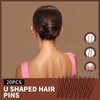Teenitor Hair Ties Kit, 500pcs Clear Elastic Hair Bands, 30pcs Ponytail Holders Elastic Hair Ties, 30pcs Seamless Thick Black Hair Bands, 40pcs Hair Bobby Pins, Hair Accessories Kit For Woman Girls