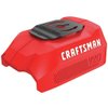 CRAFTSMAN V20 USB Adapter, USB Power Source for Charging Phone, Tablet, Batteries, and More, Bare Tool Only (CMCB002B)