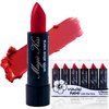 Magic Kiss Lipstick Set Aloe Vera Color Changing 6 Pack MADE IN USA (Red)