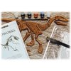 Eyewitness Kits Perfect Cast Dinoworks 24" Velociraptor Cast, Paint, Display and Learn Craft Kit