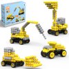 KADELE Engineering Vehicle Block Set, Extremely Challenging STEM Building Blocks Decor for Kids,4 in 1 Micro 3D Educational Construction Toys for Boys Girls Ages 6 and Up，(192 Pieces)
