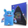 The Tooth Brigade Book and Tooth Fairy Pillow Bundle, Interactive Set Includes 8" Plush Toy with Lost Tooth Pocket and Adventures of The Tooth Brigade Hardcover Book (Blue Bundle)