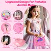 Kids Makeup Kit for Girl - 2 In 1 Kids Washable Makeup Toys & Nail Art Kit with Unicorn Cosmetic Case, Kids Play makeup for Girls, Real Girl Makeup Sets for Christmas Birthday Gifts Toys for 3-12 Year