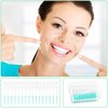 350 Interdental Dental Braces Floss Picks Interdental Toothpicks Soft Refill Dental Tool Interdental Brush Cleaner Flossers Flossing Picks Dental Cleaning Tool for Adult