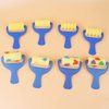 STOBOK Drawing Sponge Roller Brush Kids Paint Graffiti DIY Tool Sponge Brush,8 Pieces