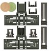 Upgraded W10546503 Dishwasher Top Rack Adjuster Compatible with Kitchenaid Dishwasher Parts Upper Rack WPW10546503 Dishwasher Replacement Parts for Whirlpool Kenmore Dishwasher Rack-10pcs