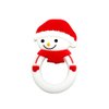 Baby Teething Toys, Silicone Teether for Babies, Soothing Teething Pain Relief, Baby Teethers Chew Toys Christmas Toys Toddlers Gift (Snowman)