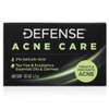 Defense Acne Care Bar Soap 4.2oz | contains 2% Salicylic Acid, Tea Tree & Eucalyptus Essential Oils & Oatmeal (Pack of 2)