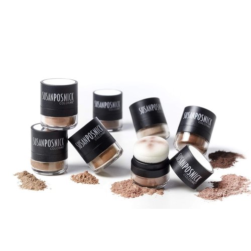 SUSAN POSNICK, COLORME: Natural Makeup, Vegan, Cruelty Free, Mineral Powder Blush, Eyeshadow, Lip Tint & Sun Protection, In Pot (Ginger) / USA