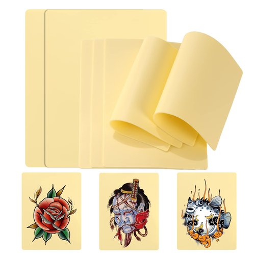 Eiptwh Tattoo Practice Skin Thickness 3mm 11.51 in * 7.8 in Double Sides Fake Skin Tattoo Beginners and Tattoo Artists