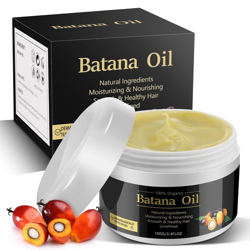 Generic 100% Natural Raw Batana Oil for Hair Growth, Dr. Sebi Hair Oil from Honduras, Prevent Hair Loss, Eliminates Split Ends for Men & Women
