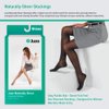 Naturally Sheer 2101ag 30-40mmhg Thigh-High Open Toe Compression Stockings