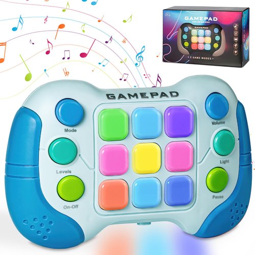 Wdebay Electric Fidget Push It Toys Kids Games Bop Light Up| Outdoor Toys for Ages 8-13 Year Old Girls and Boys Birthday Gifts|Handheld Sensory Toys for Kids with Autism