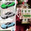 1:24 Maserati MC20 Model Car Toy Diecast Toy Cars, Zinc Alloy Pull Back Toy car with Sound and Light for Kids Boy Girl Gift，Birthday Presents, Collectibles. (Blue)
