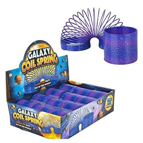 DollarItemDirect 3 inches (80 mm) Galaxy Coil Spring, Case of 5