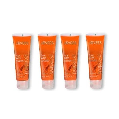 Jovees Papaya Face Wash 120ml (PACK of 4)