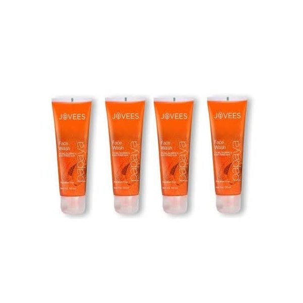Jovees Papaya Face Wash 120ml (PACK of 4)