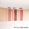 evpct 1Pcs Dark Brown Lip Liner and Lipstick Set Kit for Women DNM Matte Lips Kit with Lip Liner Lip Stains Long Lasting Waterproof 24 Hour Lipstick and Lip Liners Combo Lipliners Pencil Set 11#