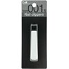 Kai Nail Clippers Type 001S White Stainless Steel Fingernail Toenail Thick Nail Clipper Cutter KE0121 with File & Catcher for Adult Seniors Men Women Made in Japan