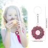 36pcs Sweet Donut Keychain Donut Party Favors for Kids Boy Girl Sweet Doughnut Theme Birthday Party Supplies Goodie Bag Fillers