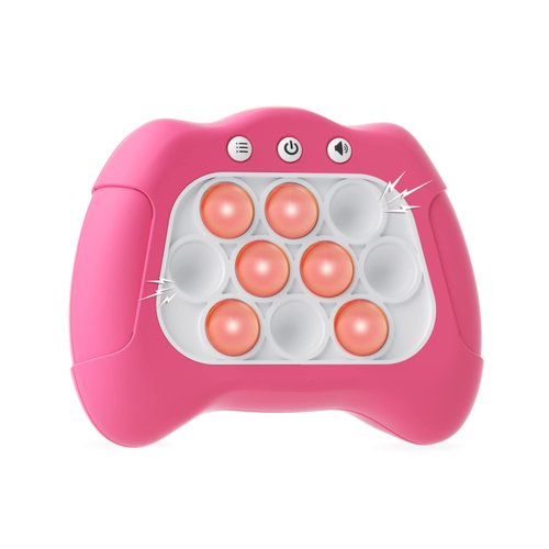 PUSSAN Handheld Fidget Games for Kids, Electronic Sensory Quick Push Bubbles Light-up Game, Toy for 3+ Year Boys, Birthday Gifts for Toddler Kids Boys and Girl Age 3 4 5 6 7 8 9 10+ Year Old