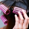 Coufce 36 Pieces Self Grip Plastic Hair Roller Set, 5 Sizes Curlers Snap on Hair Curlers Set for Short Long Hair