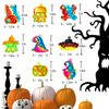 SUNPROUND 40 Pcs Halloween Pop Keychain Fidget Toys Pack, Halloween Party Favors Supplies, Mini Pop Toys Bulk, for Kids Girls and Boys, Halloween Treat Bags… B0B461R9HW