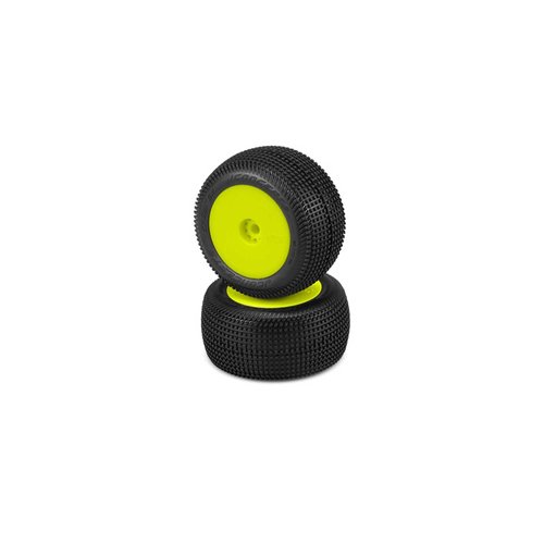 J Concepts Inc. Sprinter Tire Green Compound Premounted YLW 2 JCO31022291 RC Tire