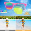 Kids Sunglasses Bulk Party Favors - 24 Pack Summer Party Supplies for Boys Girls, Neon Party Sunglasses for Kids, Pool /Beach Party Favors, Great Gift for Birthday Party and Outdoor Activity Age 3-10