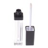 Healthcom 10 Pcs 7.5ml Square Clear Plastic Lip Gloss Tubes Vials with Mirror LED Light Lip Glaze Tube Bottles Empty Refillable Makeup Lipstick Tube DIY Cosmetic Container Travel for Woman Girl(Black)