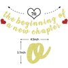 The Beginning of a New Chapter Banner, for Happy Graduation/Congrats Grad/Farewell/Moving Away/Job Change/House Warming/Happy Retirement Party Decorations