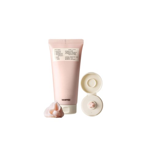 WHIPPED CREAM VEGAN CLEANSER DDALVA - Strawberry + Vanilla bean | For Dull skin, Moisturizing Face Cleanser, Radiant Glow, Niacinamide, Hyaluronic Acid | Korean Skincare, 200ml (6.76 fl. oz)