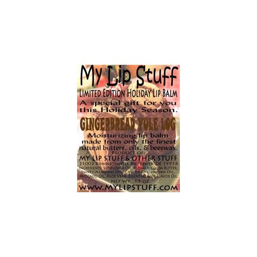 My Lip Stuff-Gingerbread Yule Log Limited Edition Holiday Lip Balm