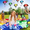 Yunsailing 25 Pcs Parachute Toy, Children's Flying Toys Camo Parachute Army Parachute Flying Throwing Toy for Kids School Outdoor, No Battery nor Assembly Required Party Gifts