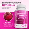 Rosabella Organic Beet Root Capsules – 1300mg Beetroot Powder for Natural Energy & Endurance Support, Non-GMO, Lab-Tested Beet Supplement - 60 Capsules, 30-Day Supply