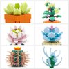 6 Flowers Succulents Building Set, Attractive Flowers Bouquet Plant Building Blocks Compatible with Lego, Pretty Bonsai Tree Botanical Collection Project Gift for Adults, Kids (503Pcs)